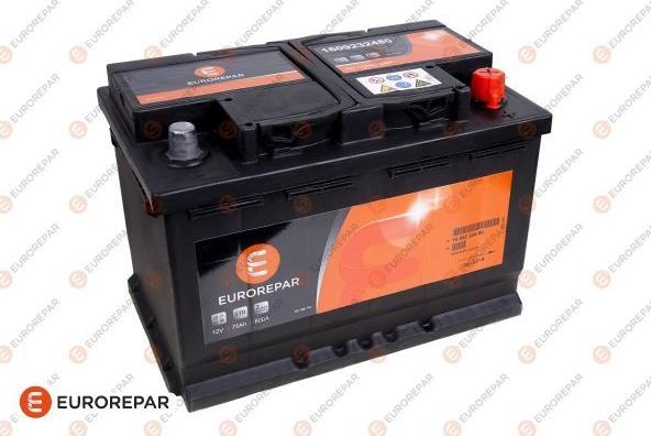 EUROREPAR 1609232480 - Startera akumulatoru baterija www.autospares.lv