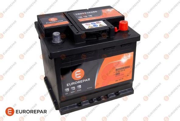 EUROREPAR 1609232280 - Startera akumulatoru baterija www.autospares.lv