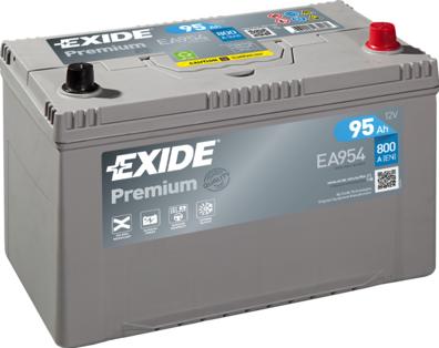 Exide EA954 - Startera akumulatoru baterija www.autospares.lv