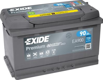 Exide EA900 - Startera akumulatoru baterija www.autospares.lv