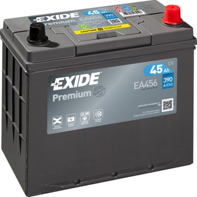 Exide EA456 - Startera akumulatoru baterija www.autospares.lv