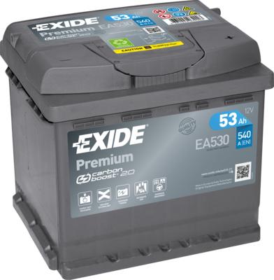 Exide EA530 - Startera akumulatoru baterija www.autospares.lv