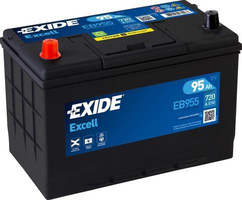 Exide EB955 - Startera akumulatoru baterija www.autospares.lv