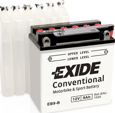 Exide EB9-B - Startera akumulatoru baterija www.autospares.lv