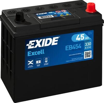 Exide EB454 - Startera akumulatoru baterija www.autospares.lv