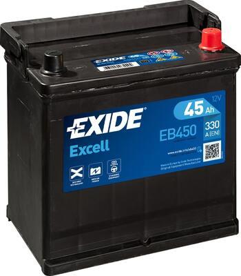 Exide EB450 - Startera akumulatoru baterija www.autospares.lv