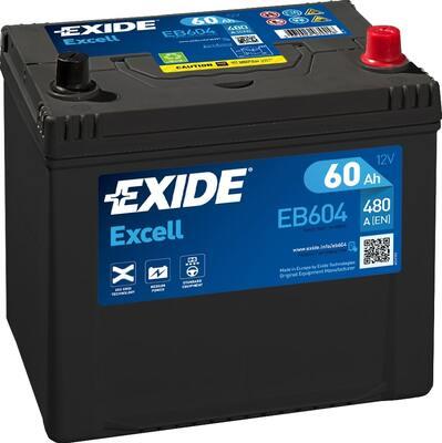 Exide EB604 - Startera akumulatoru baterija www.autospares.lv
