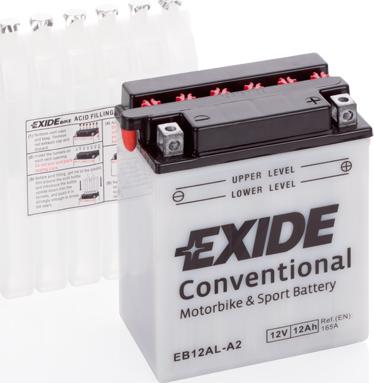 Exide EB12AL-A2 - Startera akumulatoru baterija www.autospares.lv