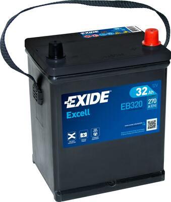 Exide EB320 - Startera akumulatoru baterija www.autospares.lv