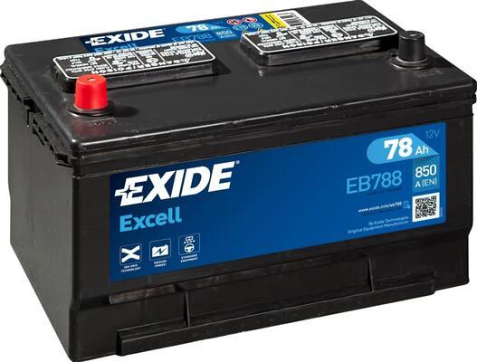 Exide EB858 - Startera akumulatoru baterija www.autospares.lv