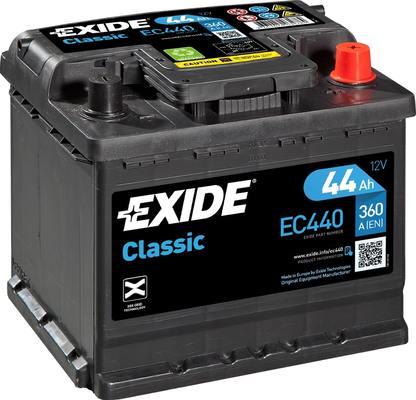 Exide EC440 - Startera akumulatoru baterija www.autospares.lv