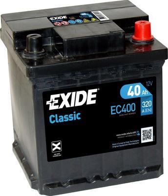 Exide EC400 - Startera akumulatoru baterija www.autospares.lv