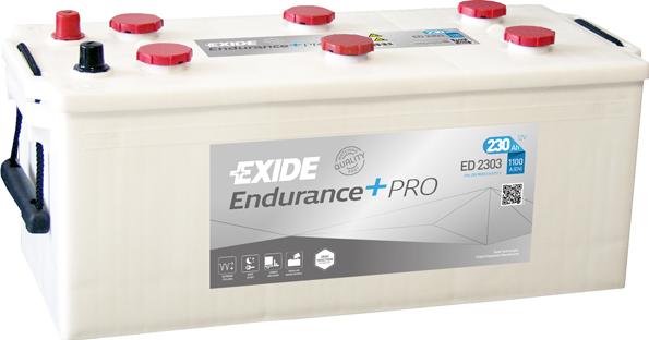 Exide ED2303 - Startera akumulatoru baterija www.autospares.lv