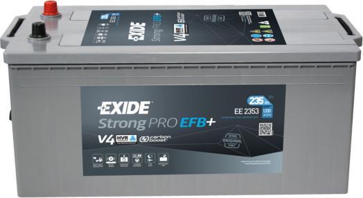 Exide EE2353 - Startera akumulatoru baterija www.autospares.lv