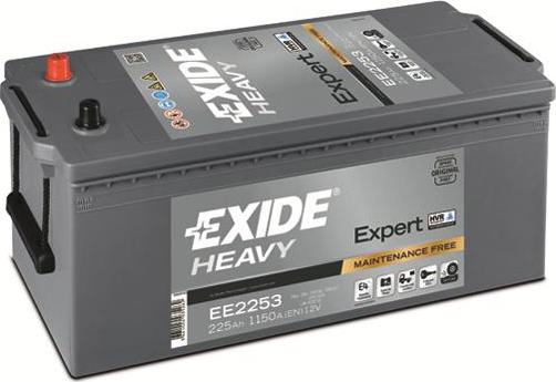Exide EE2253 - Startera akumulatoru baterija www.autospares.lv