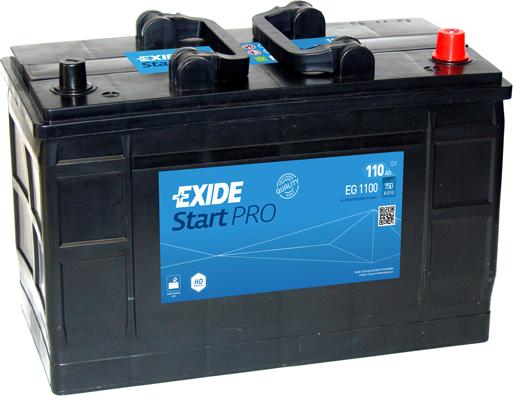 Exide EG1100 - Startera akumulatoru baterija www.autospares.lv