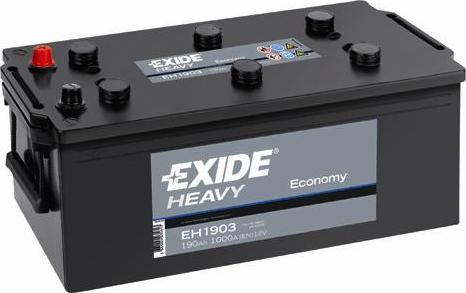 Exide EH1903 - Startera akumulatoru baterija www.autospares.lv