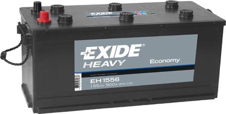 Exide EH1556 - Startera akumulatoru baterija www.autospares.lv