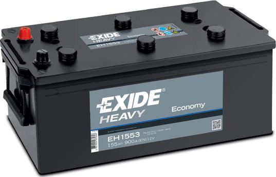 Exide EH1553 - Startera akumulatoru baterija www.autospares.lv