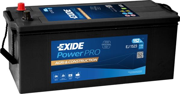 Exide EJ1523 - Startera akumulatoru baterija www.autospares.lv