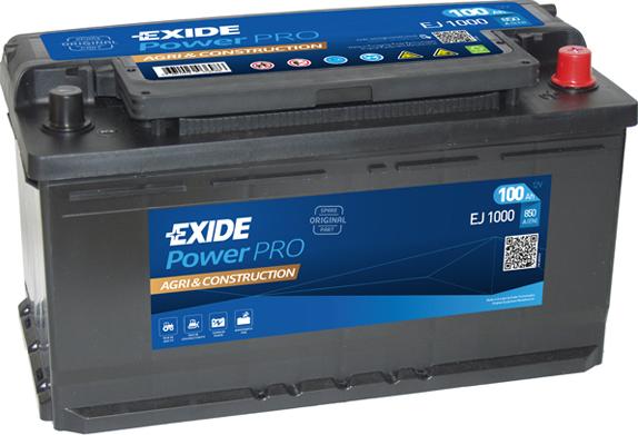 Exide EJ1000 - Startera akumulatoru baterija www.autospares.lv
