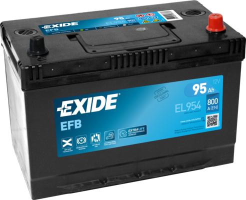 Exide EL954 - Startera akumulatoru baterija www.autospares.lv