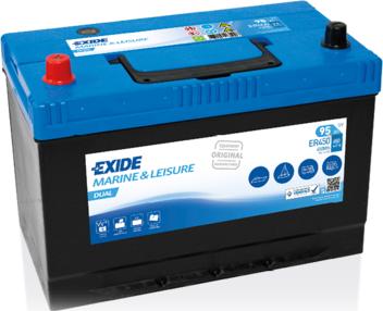Exide ER450 - Startera akumulatoru baterija www.autospares.lv