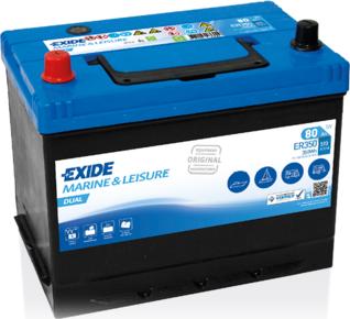 Exide ER350 - Startera akumulatoru baterija www.autospares.lv
