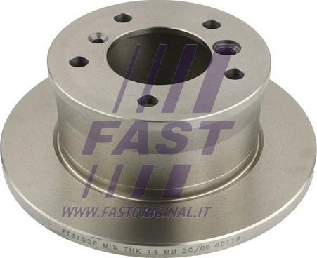 Fast FT31526 - Bremžu diski www.autospares.lv