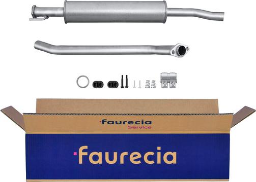 Faurecia FS40377 - Vidējais izpl. gāzu trokšņa slāpētājs www.autospares.lv