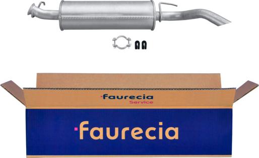 Faurecia FS55057 - Izplūdes gāzu trokšņa slāpētājs (pēdējais) www.autospares.lv
