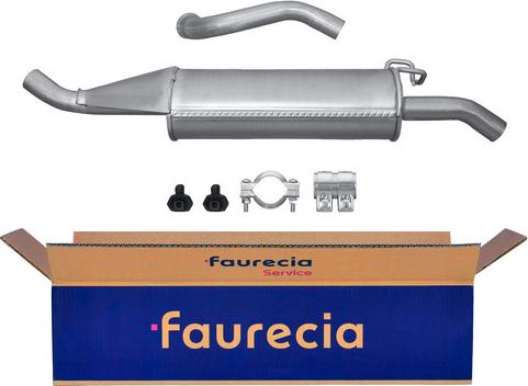 Faurecia FS55018 - Izplūdes gāzu trokšņa slāpētājs (pēdējais) www.autospares.lv