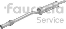 Faurecia FS80033 - Vidējais izpl. gāzu trokšņa slāpētājs www.autospares.lv