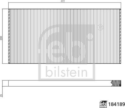 Febi Bilstein 184189 - Filtrs, Salona telpas gaiss www.autospares.lv