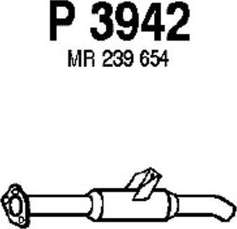 Fenno P3942 - Izplūdes gāzu trokšņa slāpētājs (pēdējais) www.autospares.lv
