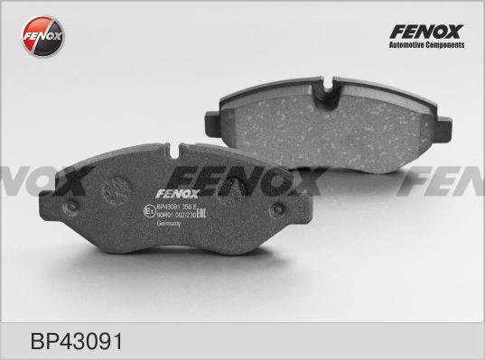 Fenox BP43091 - Bremžu uzliku kompl., Disku bremzes www.autospares.lv
