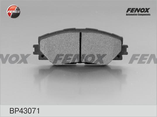 Fenox BP43071 - Bremžu uzliku kompl., Disku bremzes www.autospares.lv