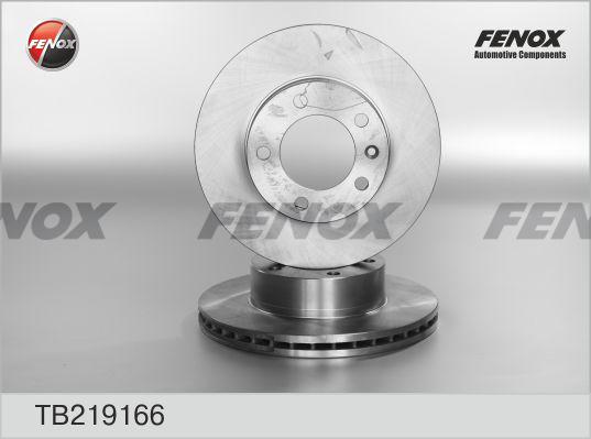 Fenox TB219166 - Bremžu diski www.autospares.lv