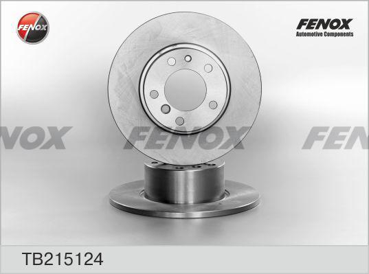 Fenox TB215124 - Bremžu diski www.autospares.lv