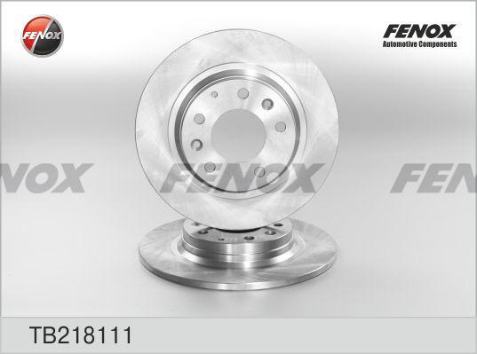 Fenox TB218111 - Bremžu diski www.autospares.lv