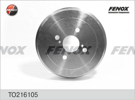 Fenox TO216105 - Bremžu trumulis www.autospares.lv
