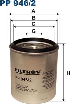 Filtron PP946/2 - Degvielas filtrs www.autospares.lv