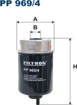 Filtron PP969/4 - Degvielas filtrs www.autospares.lv