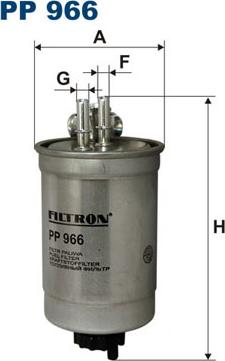 Filtron PP966 - Degvielas filtrs www.autospares.lv