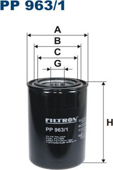 Filtron PP963/1 - Degvielas filtrs www.autospares.lv