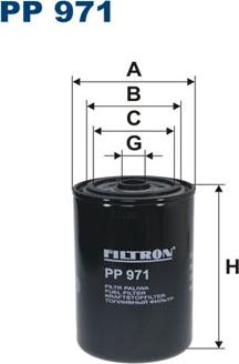 Filtron PP971 - Degvielas filtrs www.autospares.lv
