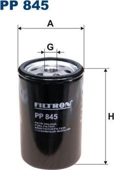 Filtron PP845 - Degvielas filtrs www.autospares.lv