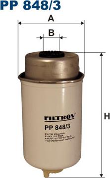 Filtron PP848/3 - Degvielas filtrs www.autospares.lv