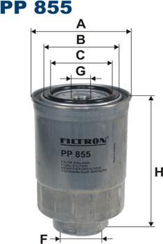Filtron PP855 - Degvielas filtrs www.autospares.lv