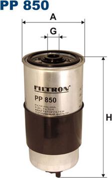 Filtron PP850 - Degvielas filtrs www.autospares.lv